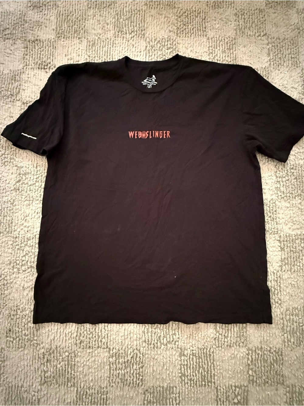 Spider-Man Webslinger Black Graphic Tee - Unbranded